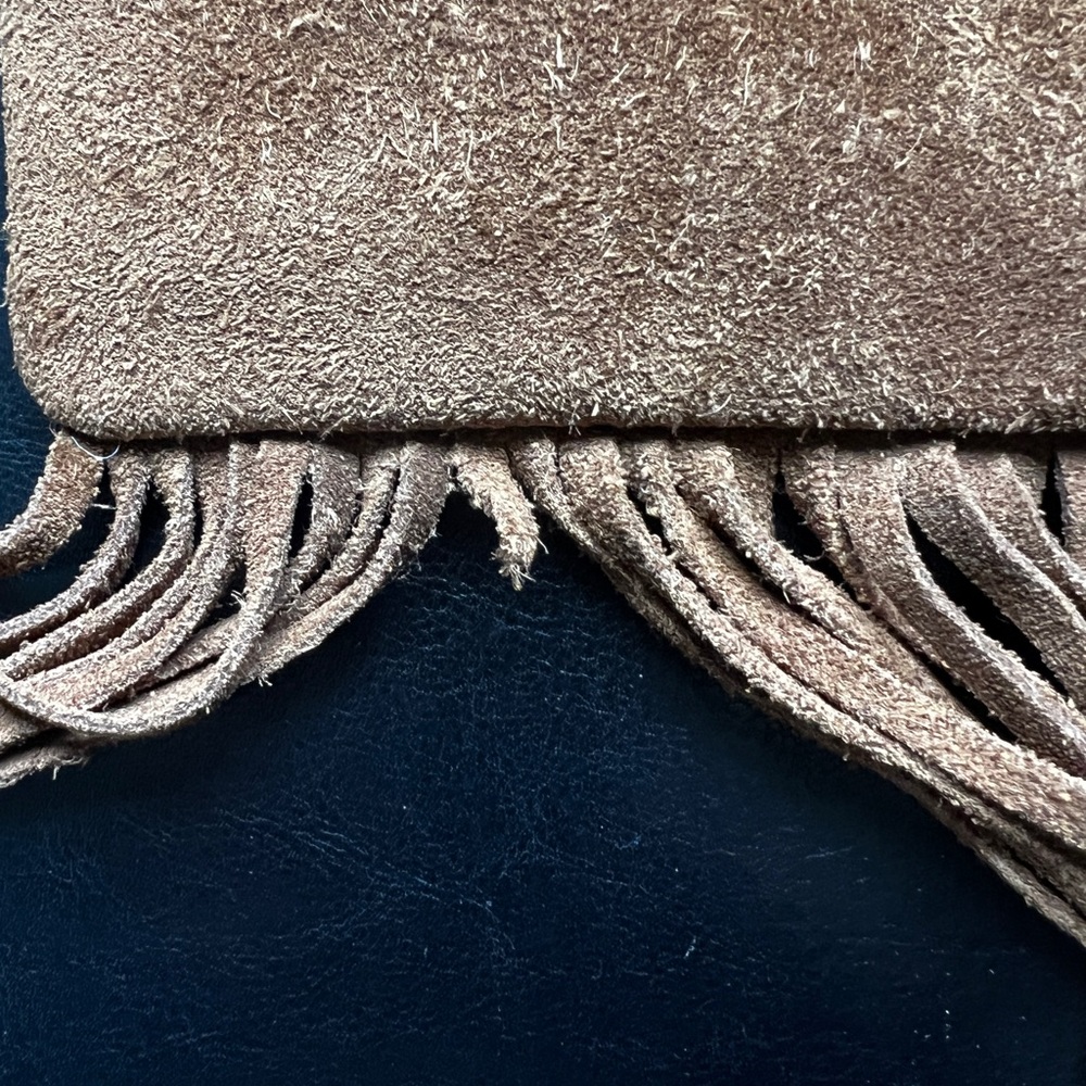Coach Vintage Brown Suede Fringe Crossbody Bag - Picture 7 of 10